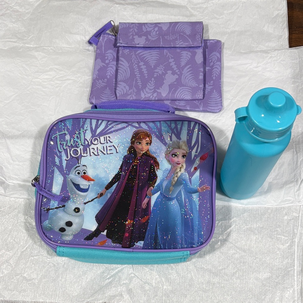 Frozen Lunchbox, pencil cases, water bottle